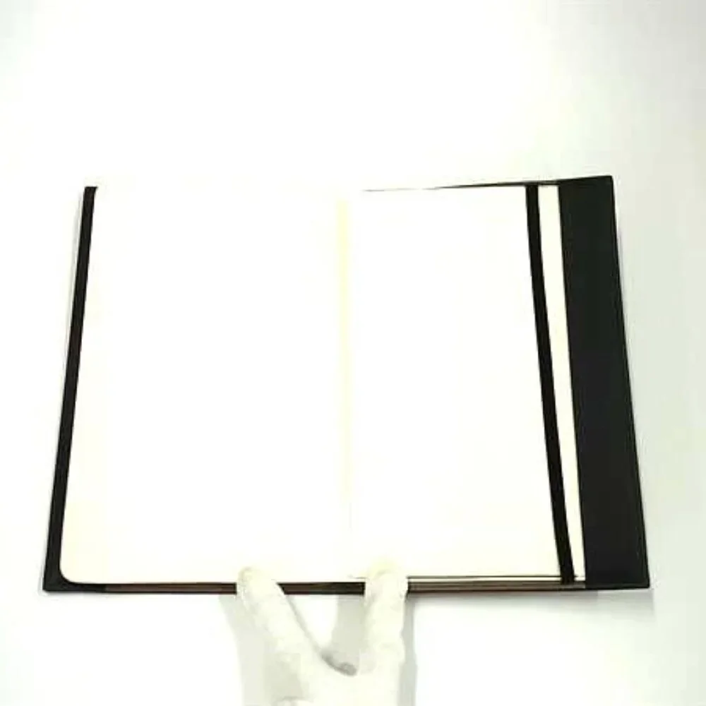 Bottega Veneta Intrecciato Leather Notebook Stationery Black Fl9564